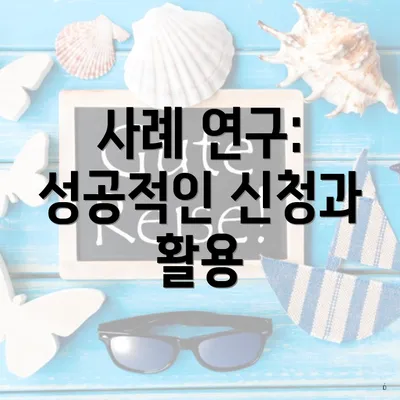 사례 연구: 성공적인 신청과 활용