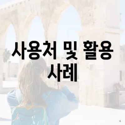 사용처 및 활용 사례