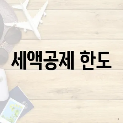 세액공제 한도