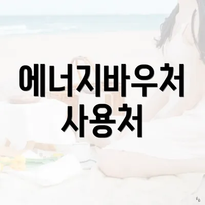 에너지바우처 사용처