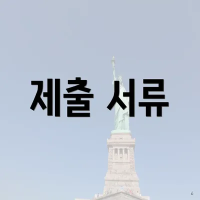 제출 서류