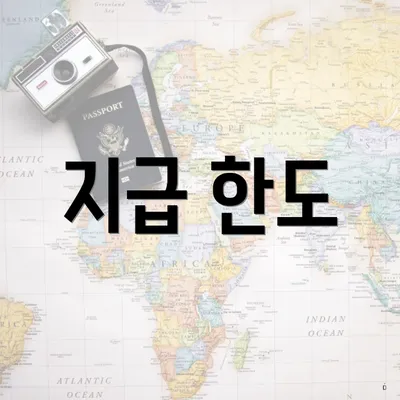 지급 한도