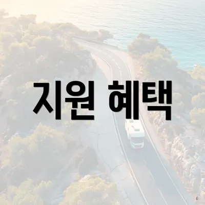 지원 혜택