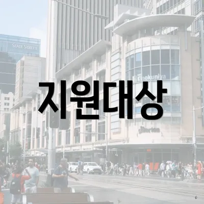 지원대상