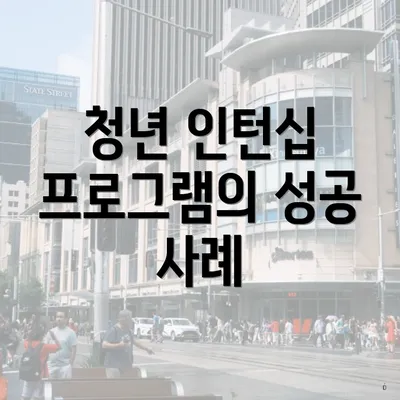 청년 인턴십 프로그램의 성공 사례