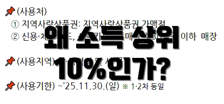 왜 소득 상위 10%인가?