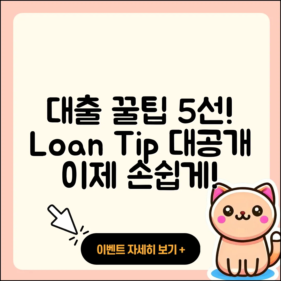 대출나라에서 알아보는 5가지 꿀팁